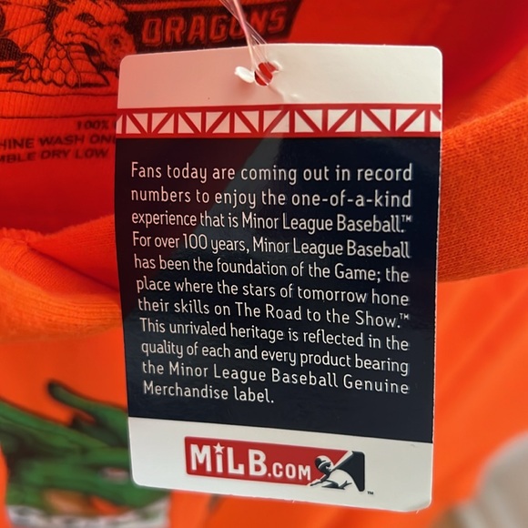 NWT MLB Genuine Merchandise Men’s Dayton Dragon Sweatshirt - Picture 4 of 6